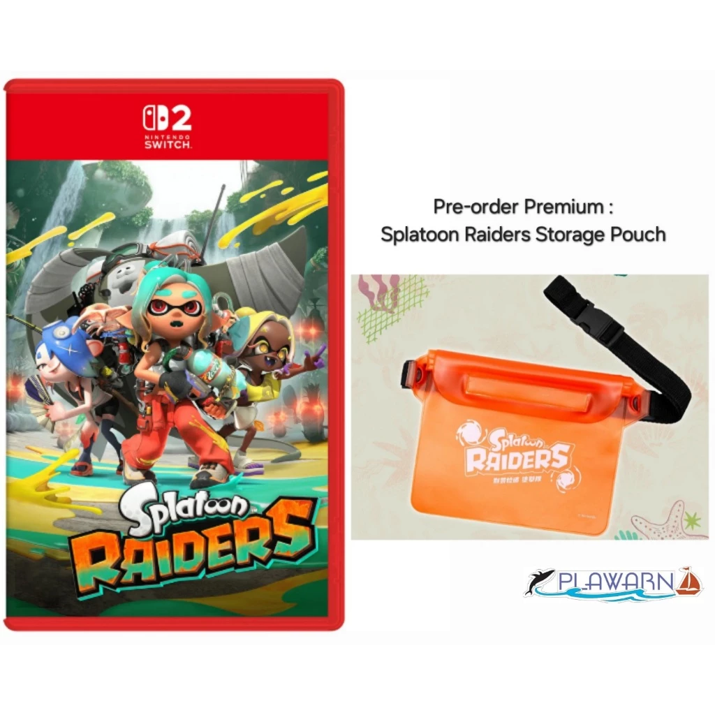[พร้อมส่ง][แถม Storage Pouch] Nintendo Switch 2 : NSW2 Splatoon Raiders (Asia)