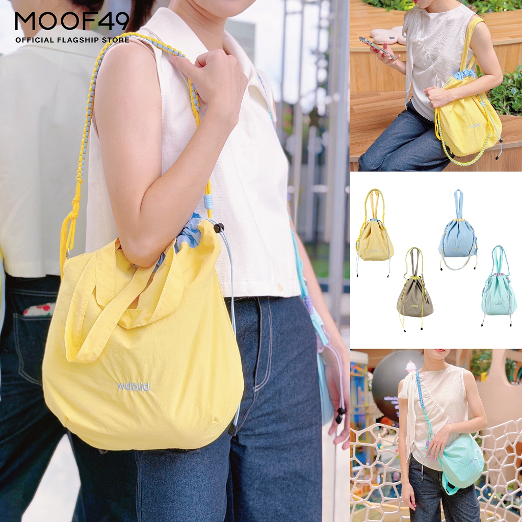 MOOF49 Drawstring Shoulder Bag กระเป๋าสะพายแบบหูรูด สไตล์เกาหลี