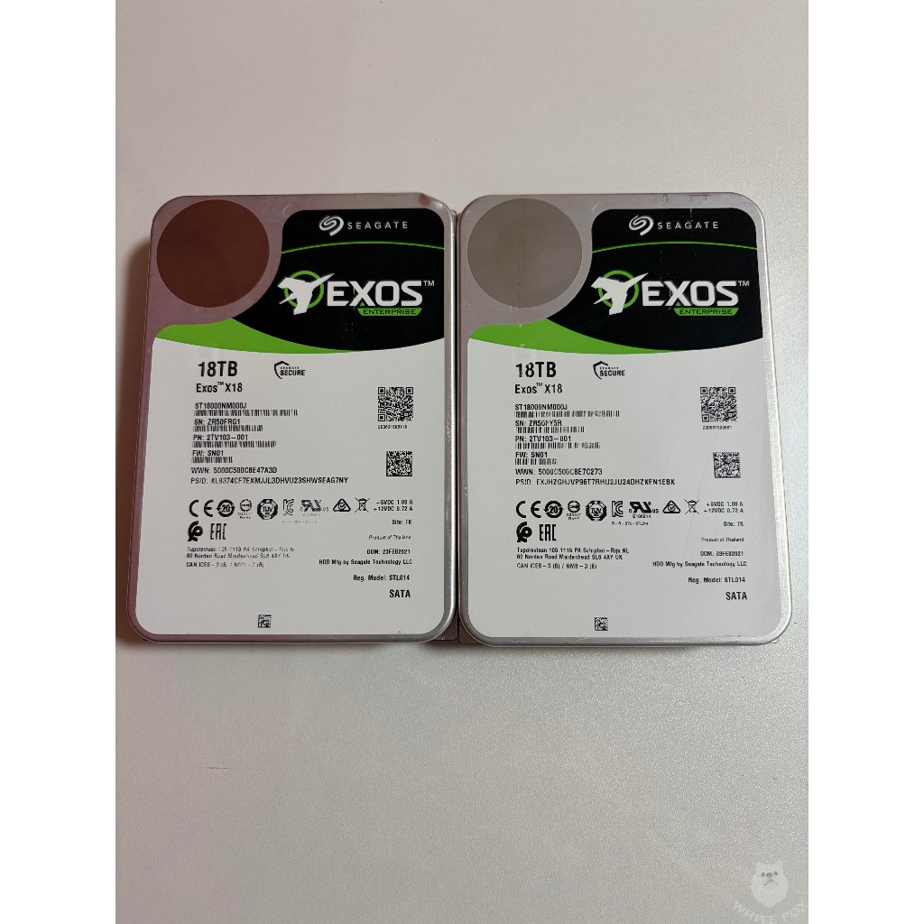 Seagate Exos 18 TB HDD มือสอง พร้อมส่ง