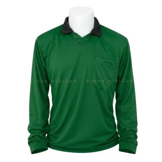 เสื้อคนงาน เสื้อคอโปโล เสื้อแขนยาว รอบอก40-42นิ้ว