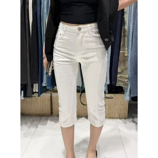 กางเกงยีนส์ capri pants ผ้ายืด - 62056 TAG FSY 🇰🇷