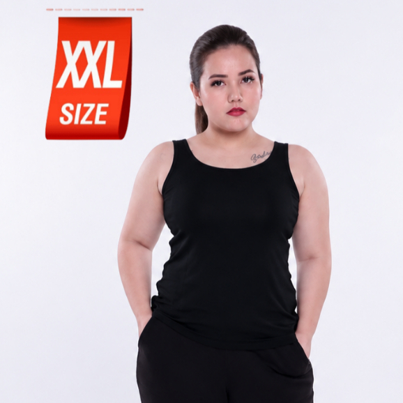 CHOTY เสื้อกล้ามสาวอวบ XXL🔥 ผ้าเรย่อน รอบอก 40-55" ใส่สบาย ยืดได้เยอะ พลัสไซส์ ไซส์ใหญ่ เสื้้อผู้หญิง CHOTYSHOP BAX.B
