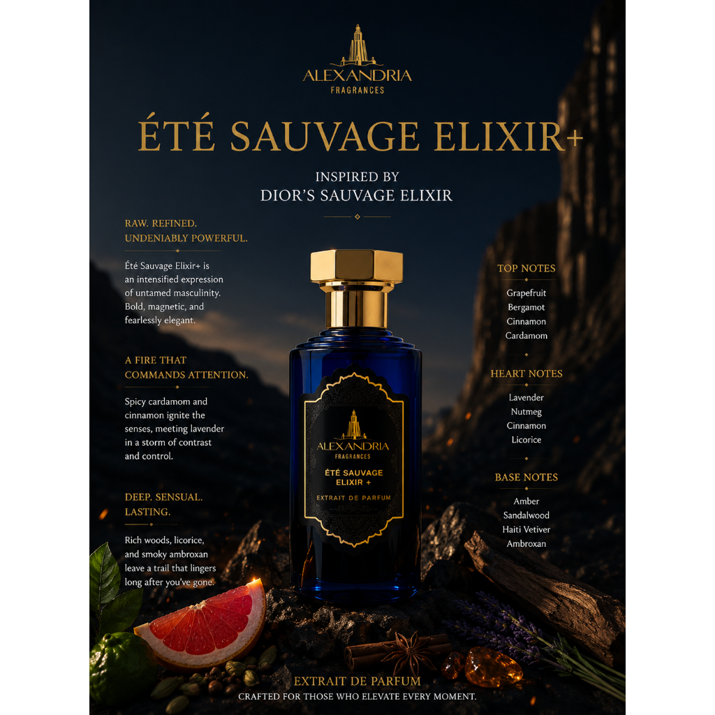 Alexandria Fragrances: Ete Sauvage Elixir 30-100ml นํ้าหอมขวดใหม่ของแท้