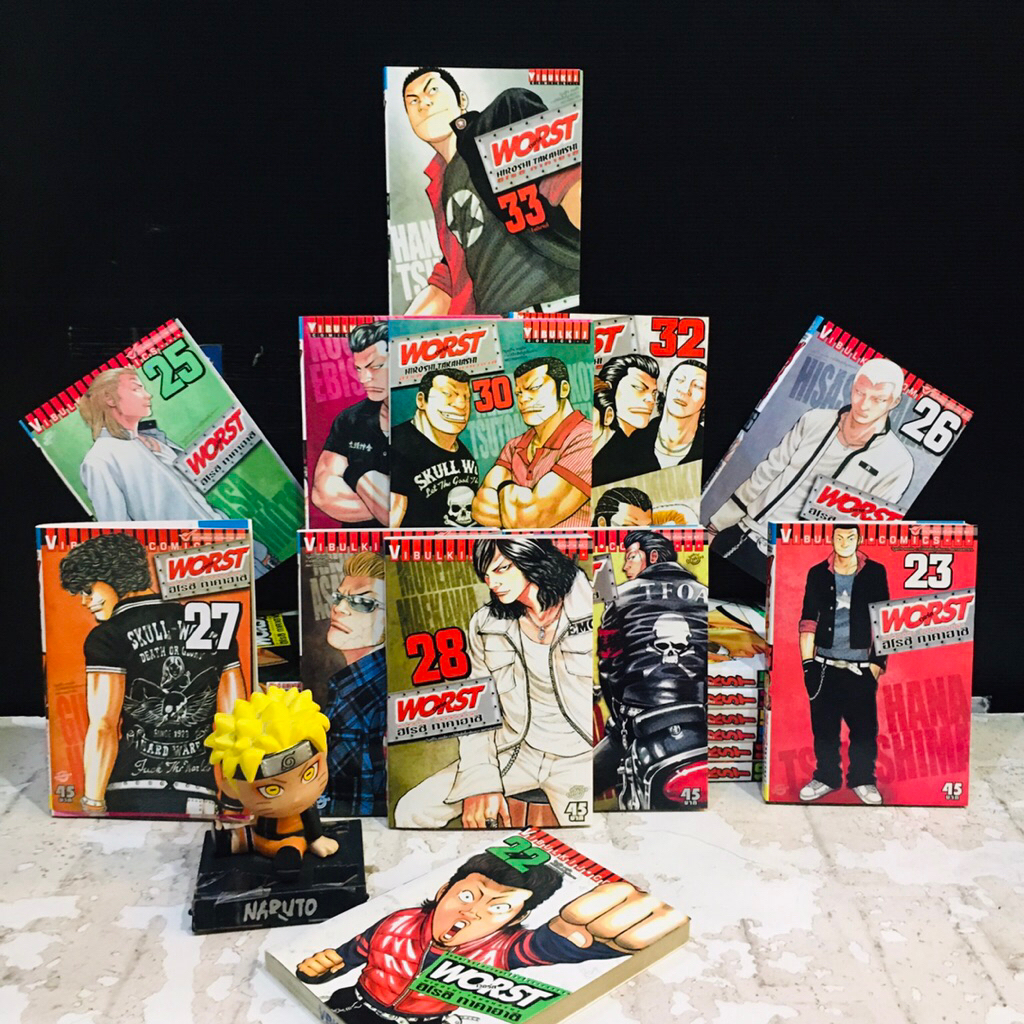 หนังสือการ์ตูนเรื่อง:WORST 1-33เล่มจบ (มีรอยปั้ม) (AD5004)