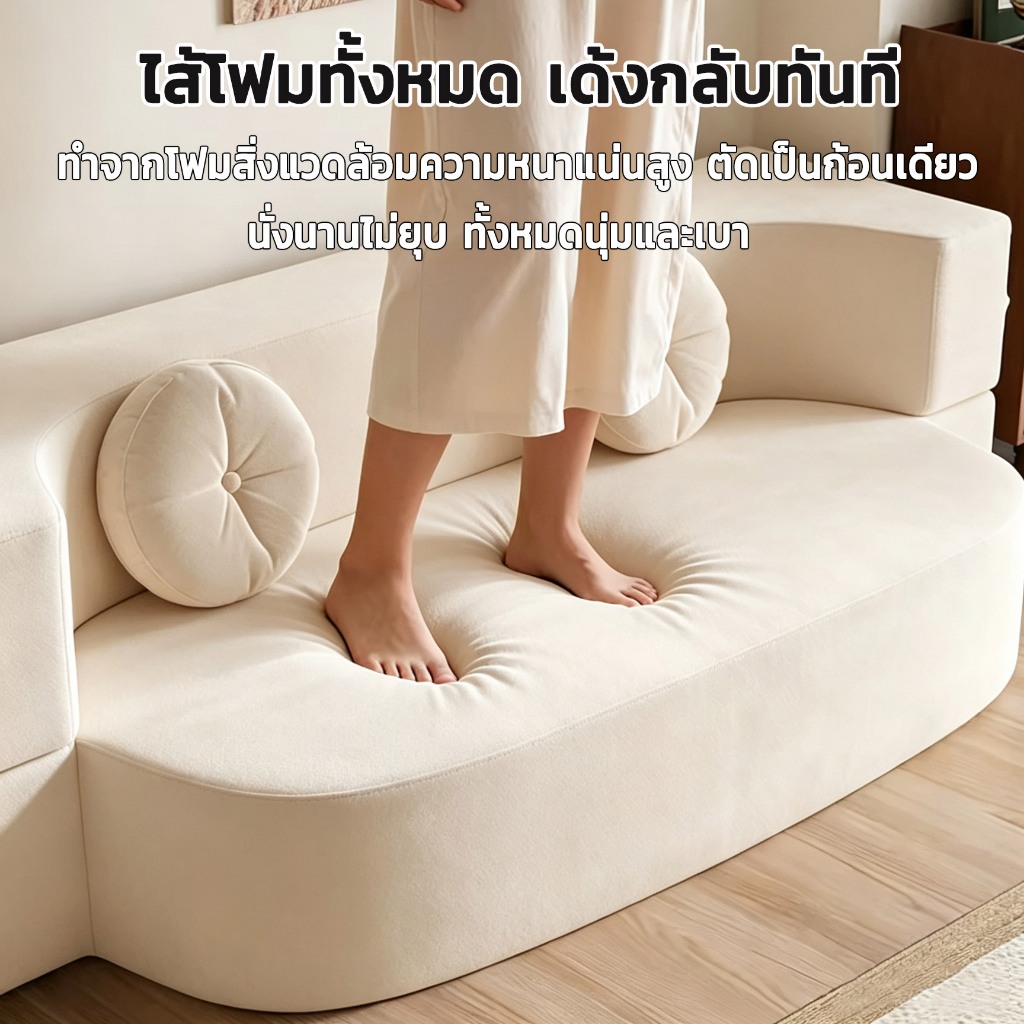 โซฟาเบดพับได้ 2in1 แพ็คสุญญากาศง่ายต่อการขนส่ง รูปที่ 5