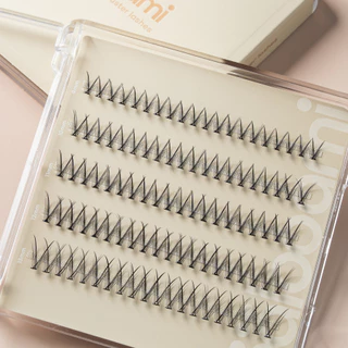 ขนตากาวในตัวพรีเมี่ยม บาลูเอมิ 100 ช่อ (รายวัน) balooami self-adhesive cluster lashe *ต้องใช้คู่กับเจลล็อกขนตาบาลูเอมิ