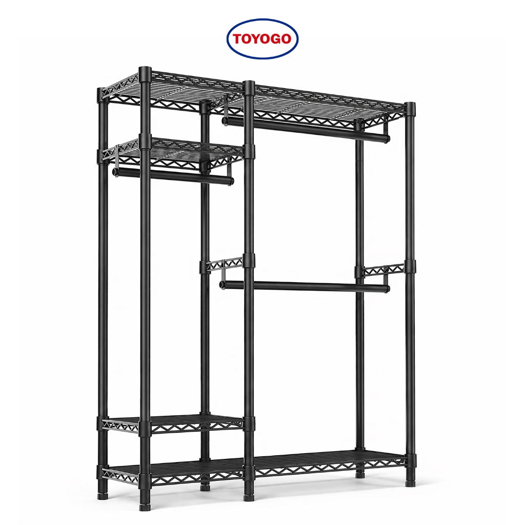 TOYOGO โครงตู้เสื้อผ้า ปรับความสูงได้ ประกอบง่าย 114×40×180ซม.