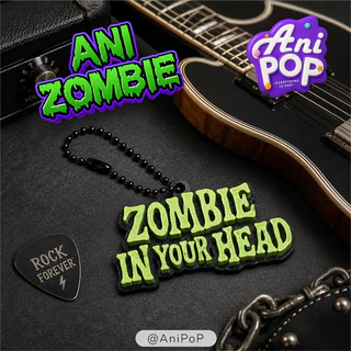 พวงกุญแจชื่อ 3 มิติ · AniPoP Zombie · เปลี่ยนชื่อได้ · ของขวัญสายร็อก · Name Keychain [K012]