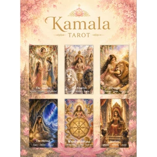 (ได้รับใบสั่งจองก่อน) KamalaTarotไพ่ทาโรต์ผสมออราเคิลไพ่พระแม่ลักษมี