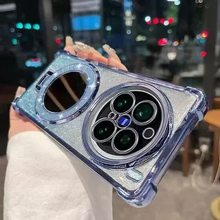 เคสขอบสี กันมุม สําหรับ Vivo X300 Pro X300Ultra / X300Por กันกระแทกสี่มุม เคสทูโทน 2in1