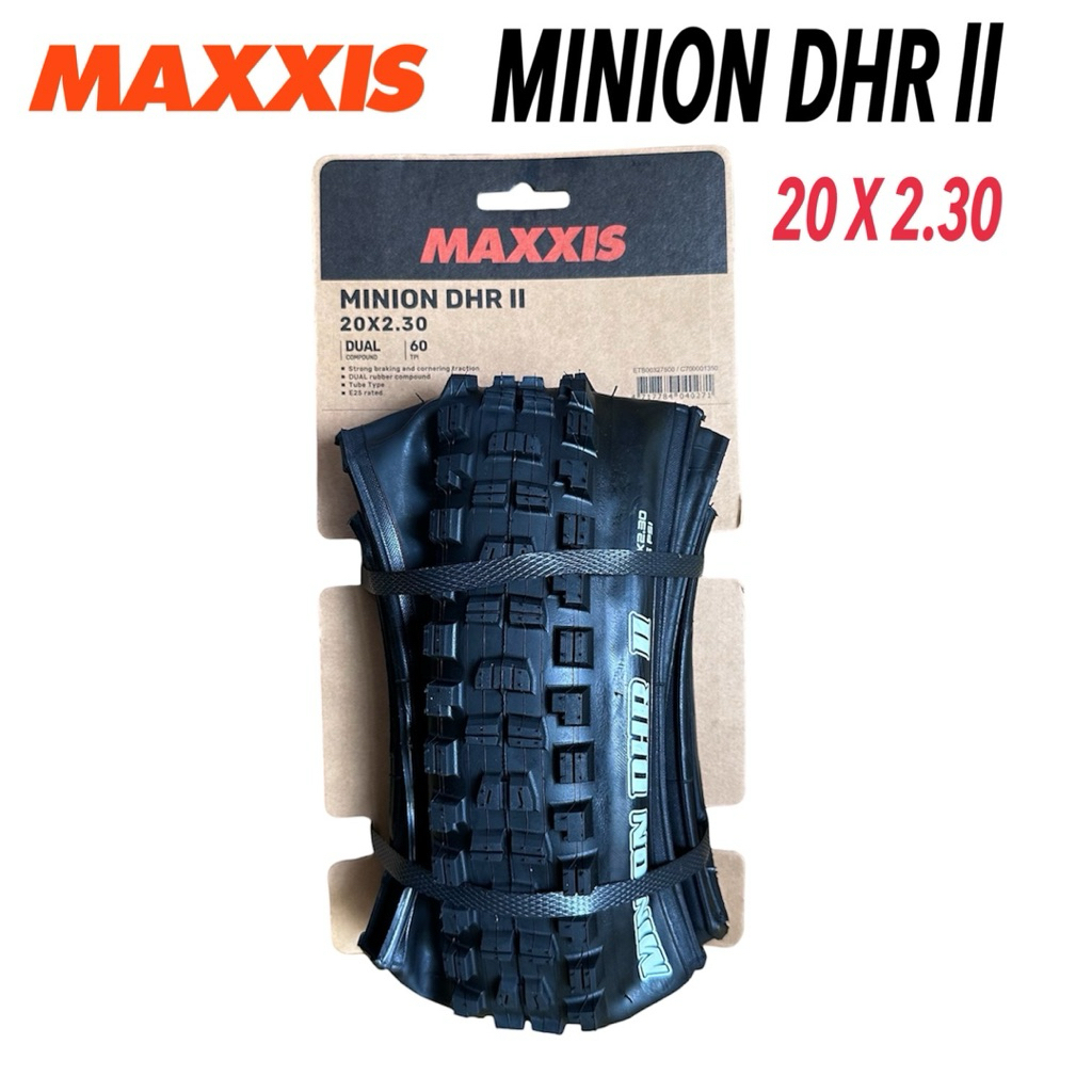 ยางนอก ขอบพับ MAXXIS MINION DHR || 20 นิ้ว X2.30 (1 เส้น)
