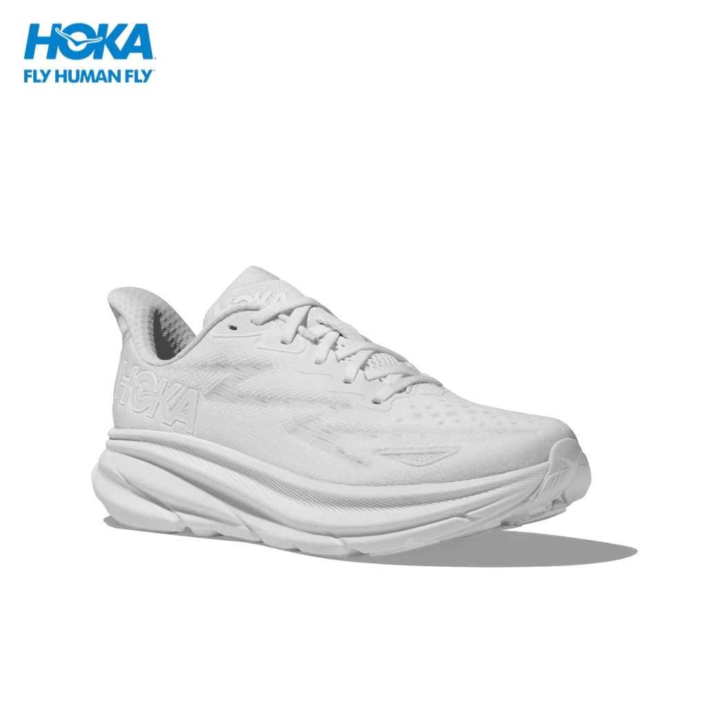 【Official Store】HOKA Clifton 9 1127895-WWH รองเท้าวิ่งถนน น้ำหนักเบา นุ่มสบาย กันกระแทก วิ่งประจำวัน
