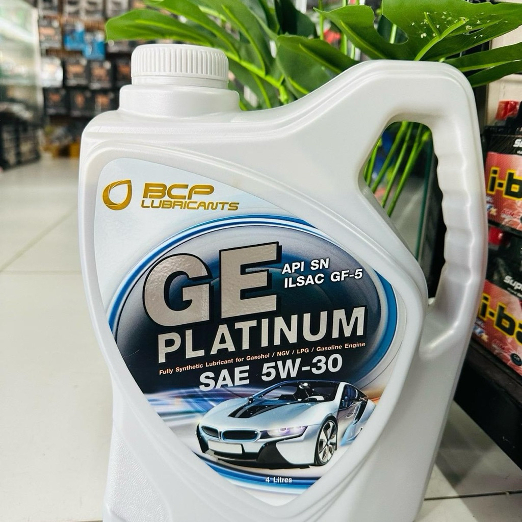 น้ำมันเครื่องรถยนต์สังเคราะห์ 100% บางจาก GEPLATINUM5W-30น้ำมันเครื่องรถยนต์สังเคราะห์ 100% บางจาก