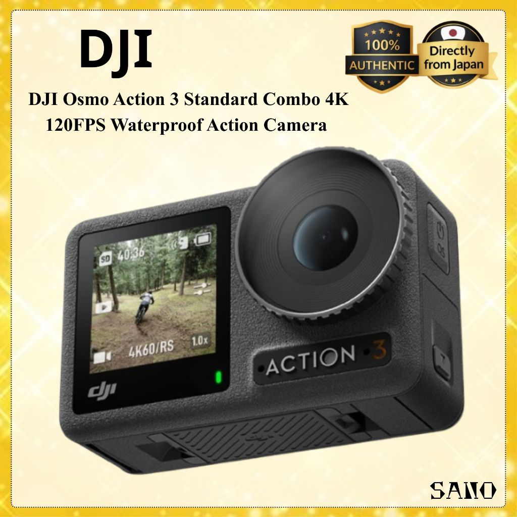 ดีเจไอ DJI Osmo Action 3 Standard Combo กล้องแอคชั่น 4K