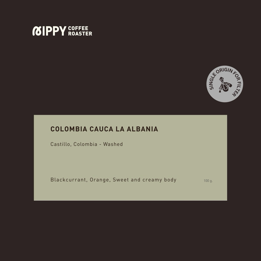 Nippy Coffee Roaster - Colombia Cauca La Albania Washed - Filter roast