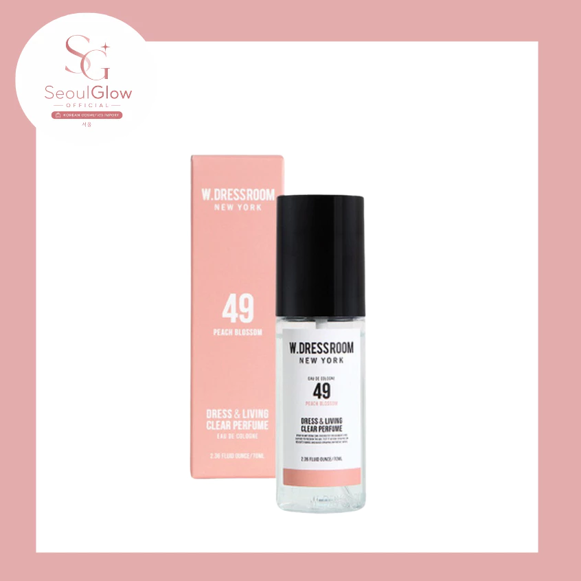 สินค้าลดพิเศษ ใกล้หมดอายุ W.DRESSROOM Dress & Living Clear Perfume Portable 49 - Peach Blossom 7O ml