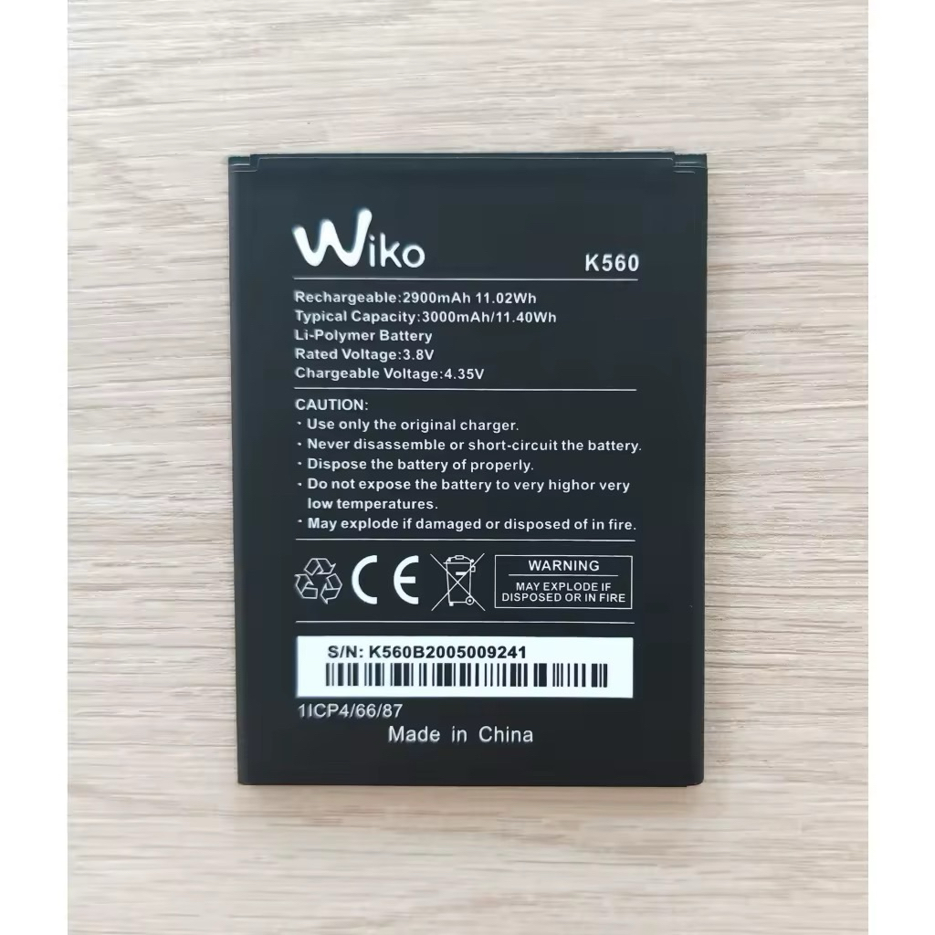 แบตเตอรี่ K560 สำหรับ Wiko Y61 / Wiko Y62 / Wiko Sunny 5