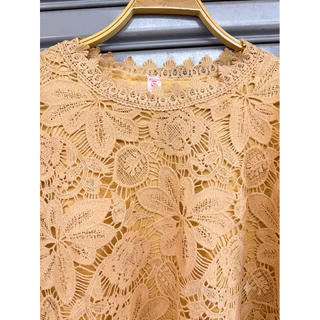 อก 50 52 54 นิ้วใส่ได้งานฟรีไซส์ เสื้อลูกไม้เกรดพรีเมี่ยม เนื้อผ้าดีมากมีซับในใส่สบายไม่คัน ความยาว 26 นิ้ว