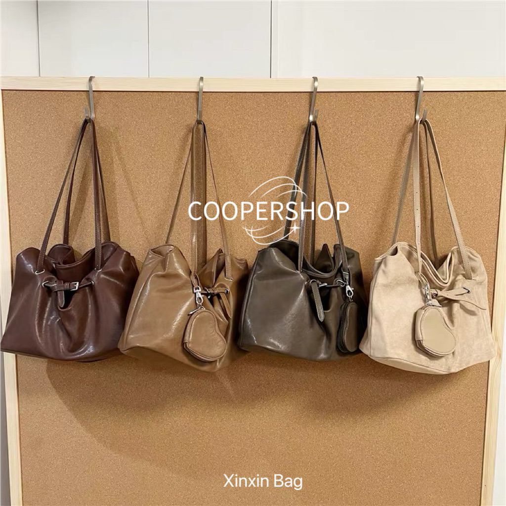 Coopershopp | Xinxin bag #พร้อมส่ง กระเป๋าสะพาย+พวงกุญแจหัวใจ 💕🫶🏻