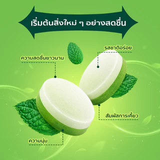 Doublemint ลูกอมดับเบิ้ลมิ้นต์ กลิ่นเปปเปอร์มินต์ 12.4 กรัม *มีให้เลือกหลายแพ็กไซซ์