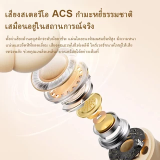 หูฟังบลูทูธไร้สาย ฮาล์ฟอินเอียร์ เสียงดี แบตอึด เล่นเกม ออกกำลังกาย ตัดเสียงรบกวน ชายหญิง