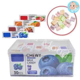 (อย.ไทย,ฮาลาล) ซูกัสSNSชิววี่มิลค์ 1กล่อง 30ชิ้น