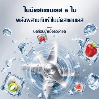 【รับประกัน10ปี】เครื่องปั่นน้ำผลไม้ 3.2L มอเตอร์รอบสูงพิเศษ แถมโถบดเนื้อ ปั่นน้ำแข็งได้ ปั่นสมูทตี้