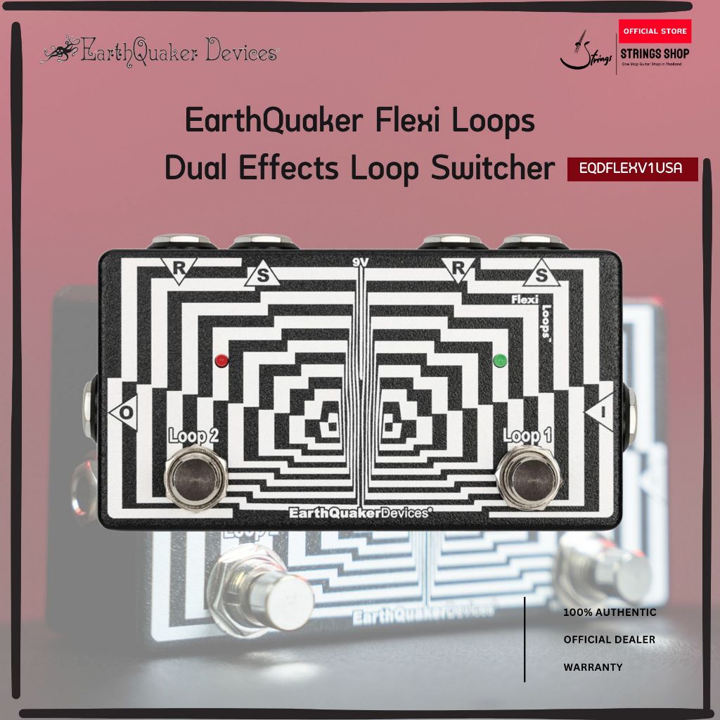 EarthQuaker Devices Flexi Loops Dual Effects Loop Switcher สวิตช์เลือกเอฟเฟค 2 Loop