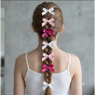 โบว์จิ๋วติดผม 10ชิ้น กิ๊บโบว์เล็ก ใส่เต้น ใส่ออกงาน ไปเที่ยว
