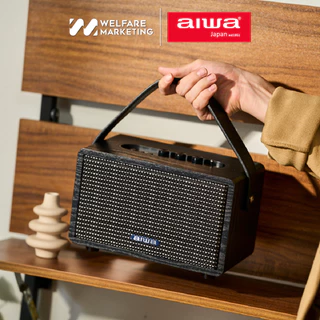 [ผ่อน 0%] AIWA Retro Bluetooth Speaker ลำโพงบลูทูธพกพา BASS++