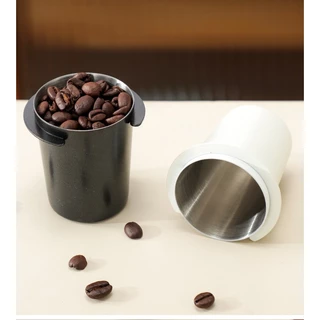 พร้อมสต็อก Dosing Cup ถ้วยโดสกาแฟ สแตนเลส 304 51mm 58mm กระบอกรองผงกาแฟ สีเงิน