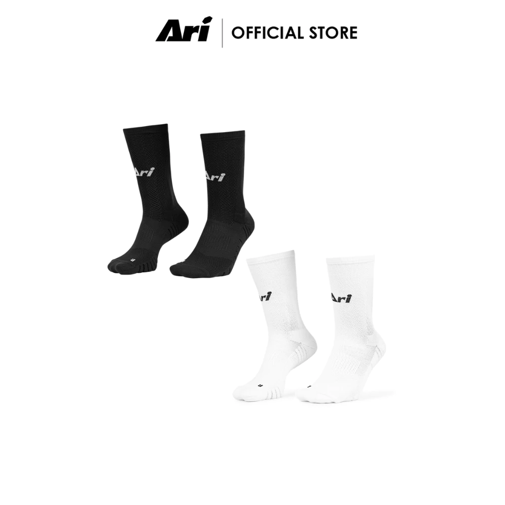 ARI LIGHTWEIGHT CREW SOCKS - ถุงเท้าสั้น อาริ LIGHTWEIGHT