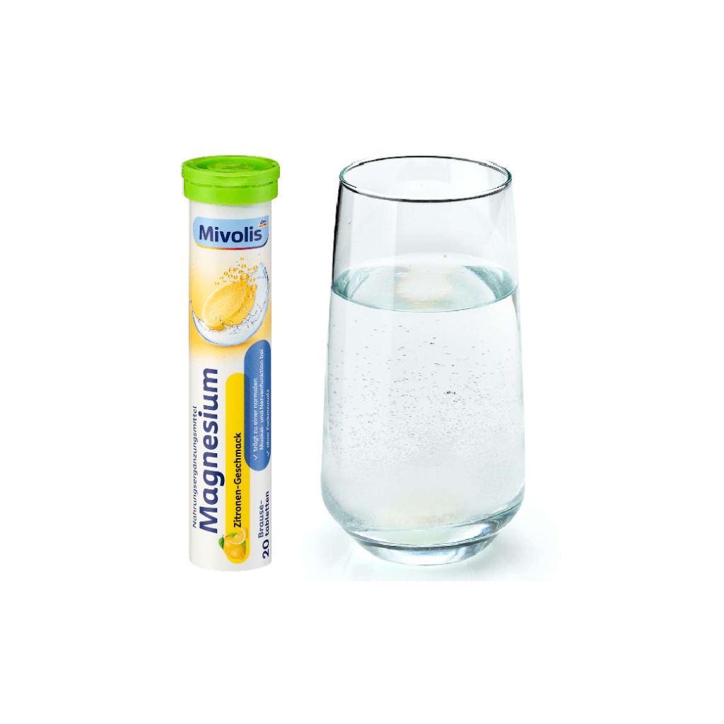 วิตามินเม็ดฟู่ฝาเขียว Mivolis Magnesium วิตามินมิโวลิส แมกนีเซียน แท้ 100% จากประเทศเยอรมัน