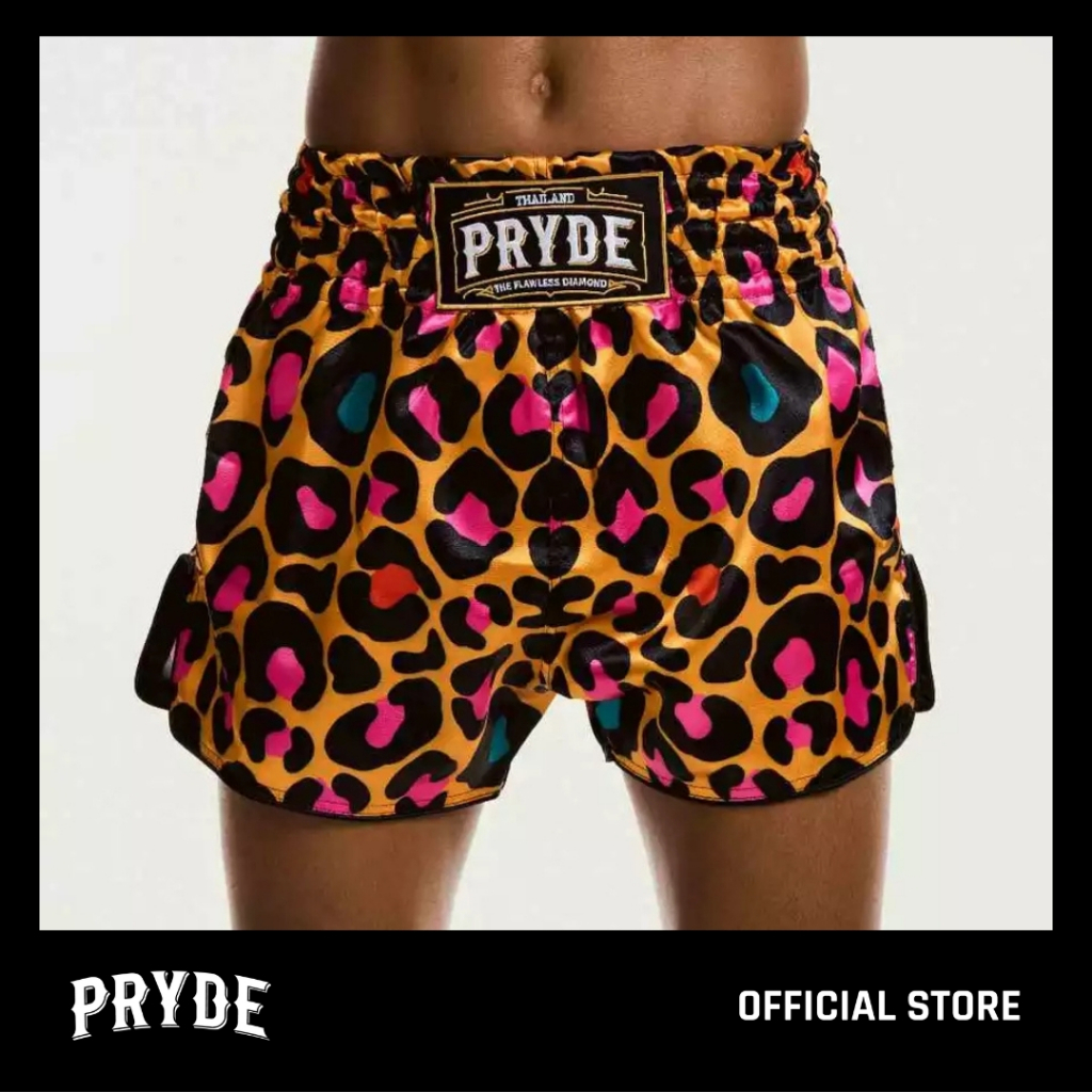 PRYDE | กางเกงมวย รุ่น Leopard punk