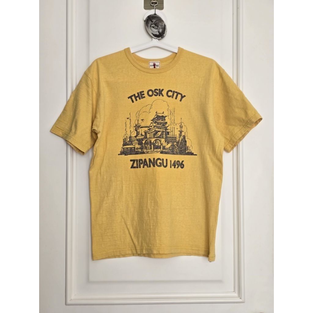 Samurai jeans T-shirt Osaka Yellow M