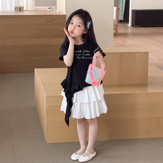 PRINCESS KESLI 2-12 ปี กระโปรงกางเกงแฟชั่น สําหรับเด็กผู้หญิง แบบทรงเค้ก และแบบจีบพลีท（พร้อมกางเกงขาสั้นซับใน