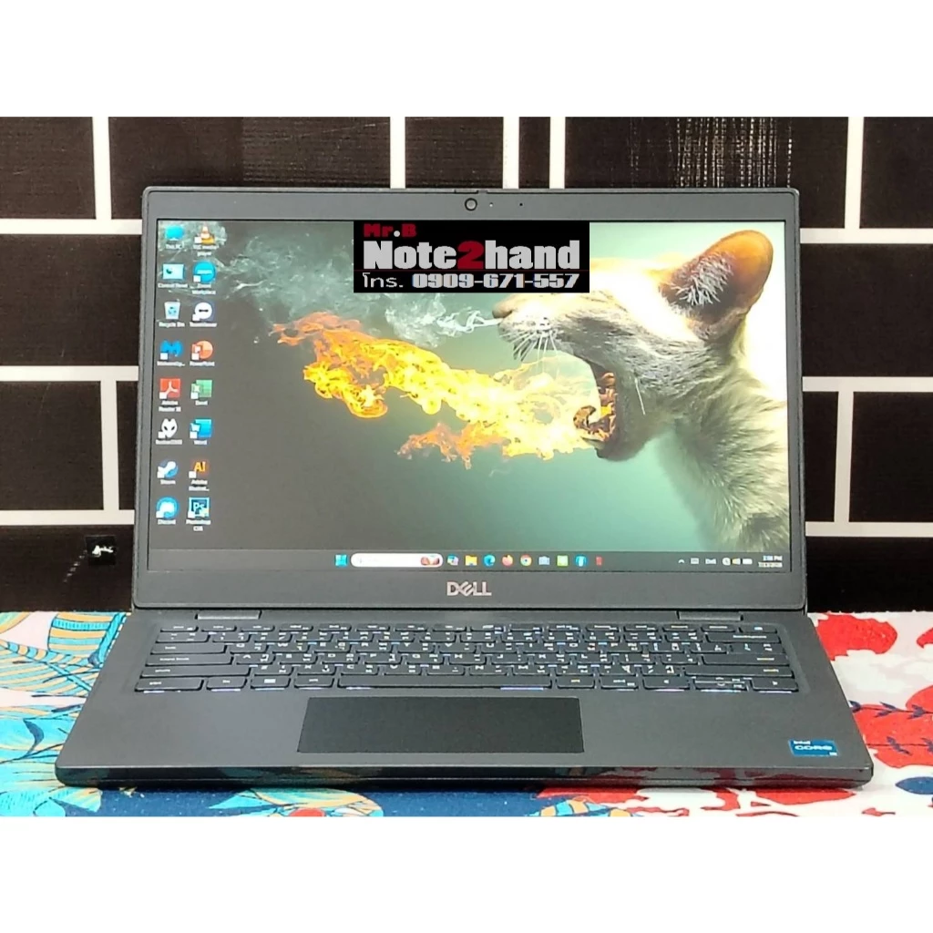 โน๊ตบุ๊คมือสอง DELL Core i5-1235U จอ 14 นิ้ว FHD แรม 8GB SSD 512GB thumbnail 3
