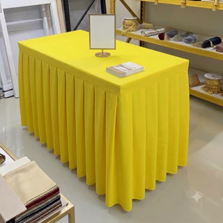 ผ้าปูโต๊ะ ผ้าคุลมโต๊ะ ขนาด 120x60x75 ผ้าไม่ต้องรีด เนื้อนิ่ม เรียบเด้งหนา ใช้งานง่าย ทนทาน