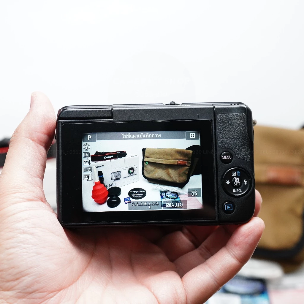 Canon M10 อดีตประกันศูนย์ สภาพดี มีกล่อง ของแถมเพียบ thumbnail 6