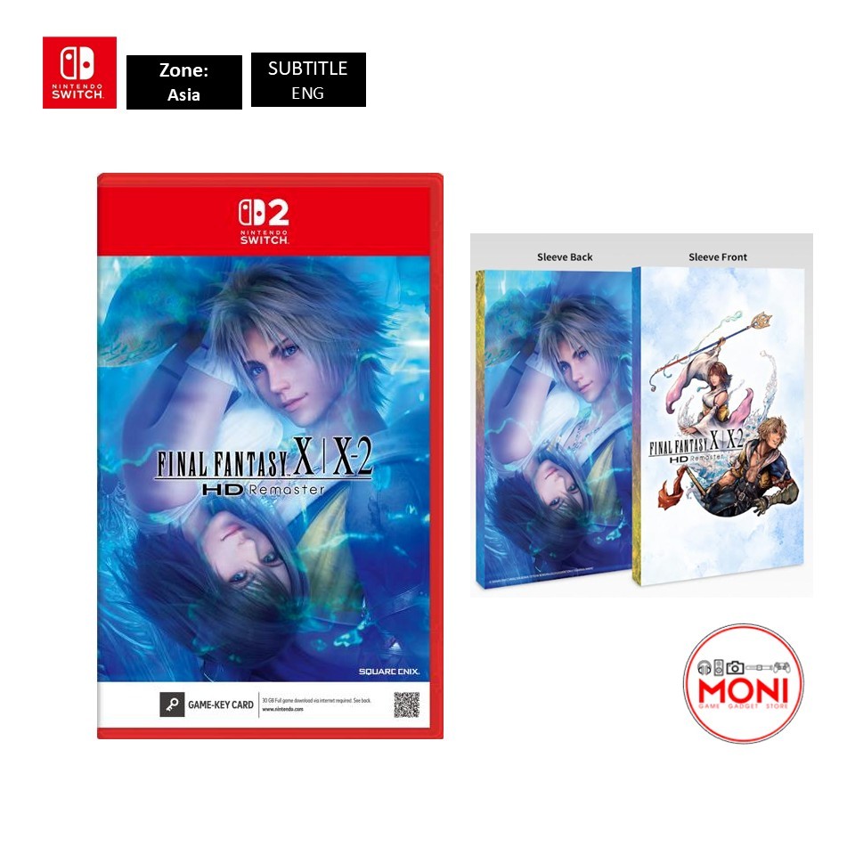 [ส่งได้ไม่เกิน 15/8] Final Fantasy X  X-2 HD Remaster (Asia) (Keycard) แผ่น Nintendo Switch 2 Games