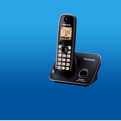 Panasonic โทรศัพท์ไร้สาย KX-TG3711BXB สีดำ