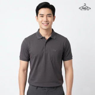 เสื้อคอปกผู้ชาย งานจระเข้ (ปัก L) เนื้อผ้า T/C Polyester ผสม cotton พรีเมี่ยม พร้อมส่ง