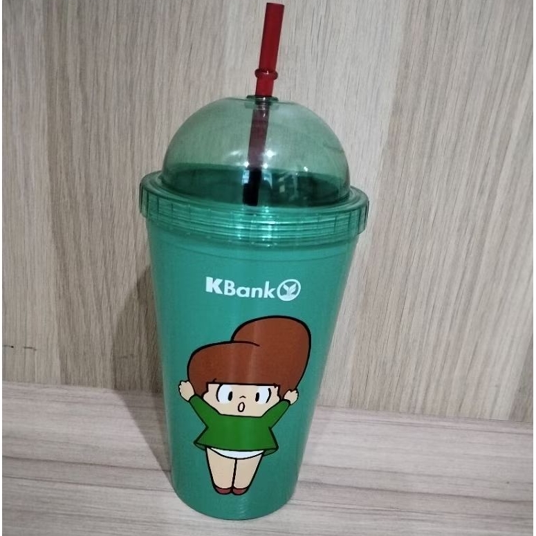 แก้วน้ำน้องมะม่วง x ปิ๊บจัง KBank สินค้าพรีเมี่ยม Limited Edition พร้อมส่ง 🚛