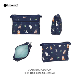 Lesportsac (ไม่มีสาย,มีหลายสี) Cosmetic Clutch Bag กระเป๋าเครื่องสำอาง กระเป๋าเครื่องเขียน Style 7105