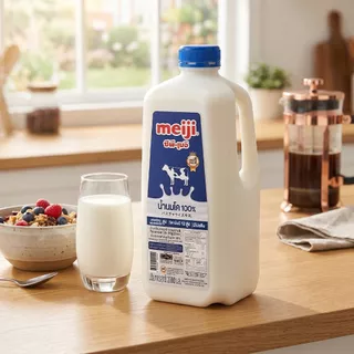 [สินค้าส่งด่วน] เมจิ นมสดรสจืด 2 ลิตร MEIJI MILK PLAIN 2 L