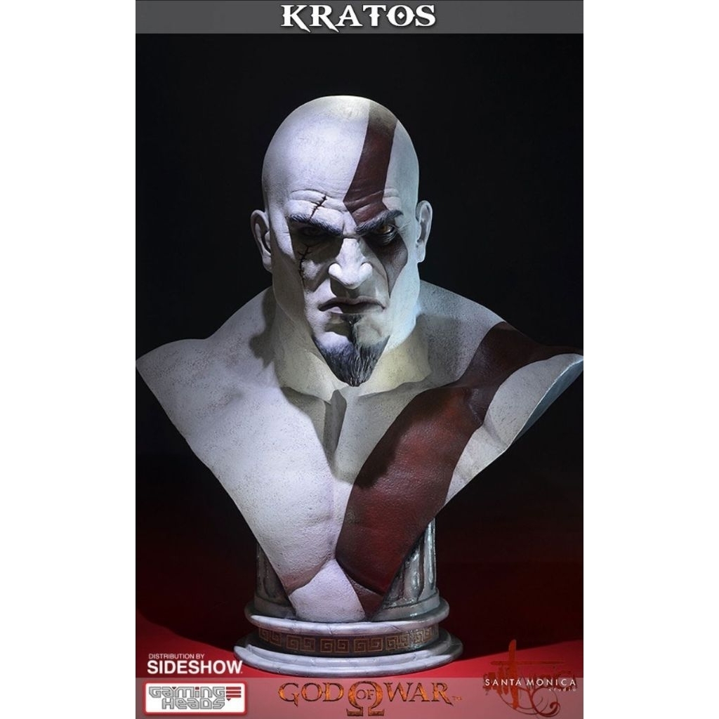 Gaming Heads - God of War Kratos Life-Size Bust ของแท้