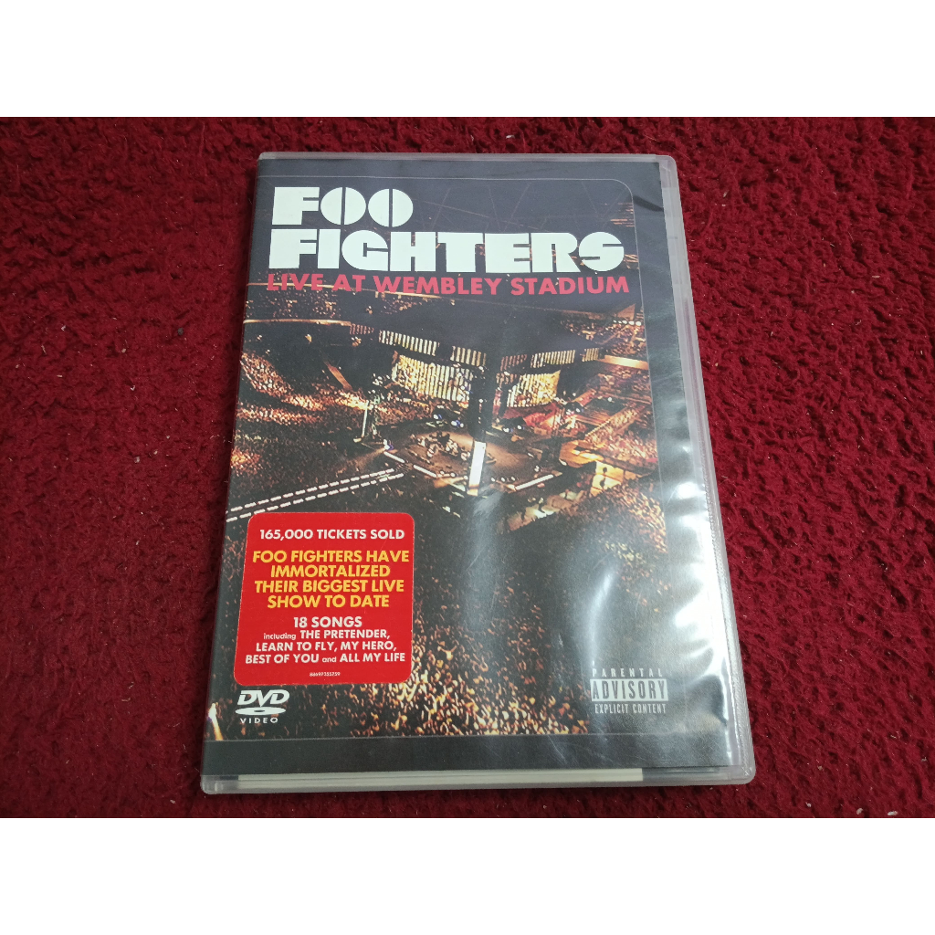 DVD สากล Foo Fighters: Live at Wembley Stadium สภาพตามรูปปก AK1031