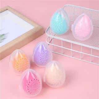 Protable Plastic Cosmetics Sponge Holder Makeup Blender Puff Storage Case/ Transparent Empty Cosmetic Egg Drying Box