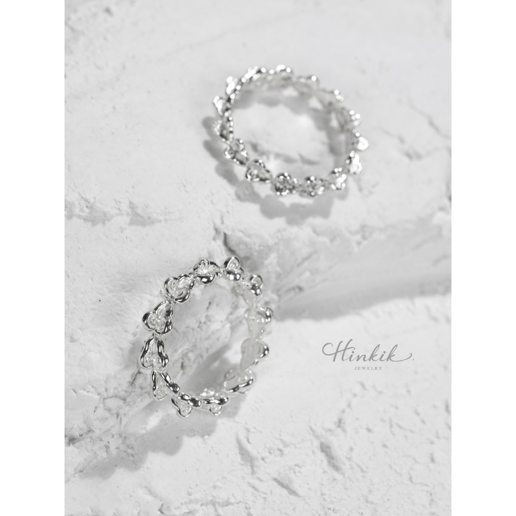 แหวนดอกรักเงินแท้ สไตล์ไทย Ruk Ring Silver 925