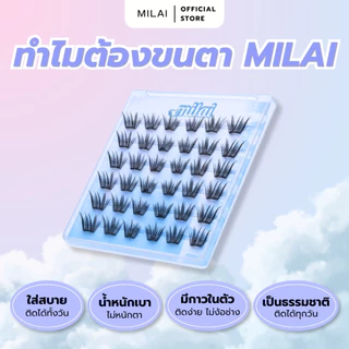 【Milai】ขนตาปลอมกาวในตัว ติดง่าย เบาสบาย ธรรมชาติ กาวแน่น ติดทน เหมาะสำหรับมือใหม่